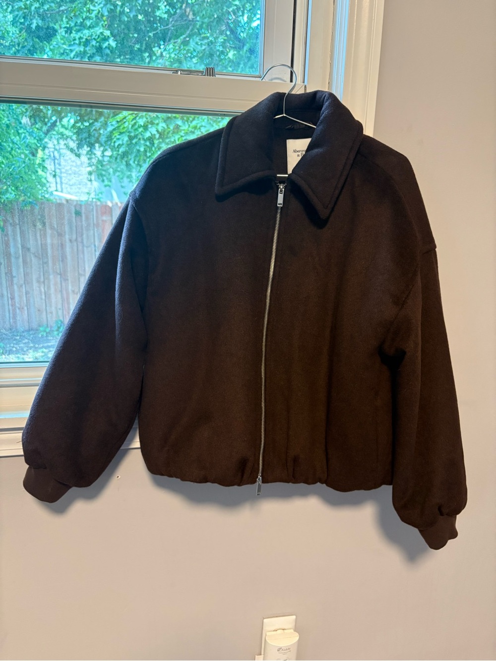 Abercrombie & Fitch Wool-Blend Bubble Hem Coat - Picture 8 of 10